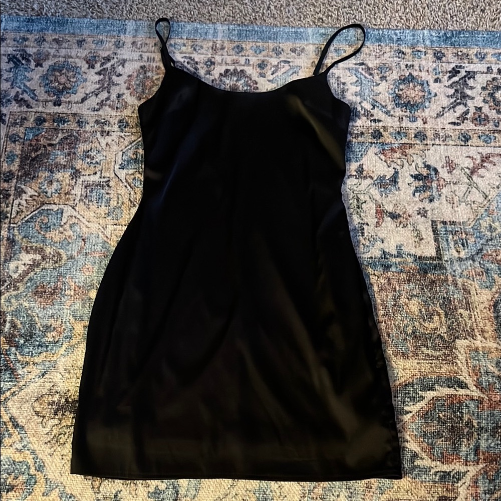Elegant Black Slip Dress